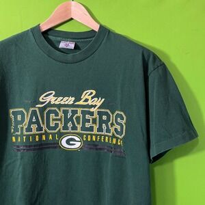 XL Vintage‎ Green Bay Packers National Conference NFL T Shirt Tee